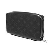 LOUIS VUITTON ルイヴィトン モノグラムエクリプス ジッピー XL トラベルケース 黒/グレー M61698 メンズ モノグラムキャンバス 長財布 ABランク 中古 銀蔵