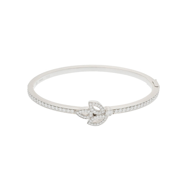 HARRY WINSTON ハリーウィンストン リリークラスター ミニ バングル ダイヤ BRDPBAIM6.5LC レディース Pt950プラチナ ブレスレット Aランク 中古 銀蔵