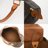 LOUIS VUITTON ルイヴィトン モノグラム スピーディ 35 ブラウン M41524 レディース モノグラムキャンバス ハンドバッグ Bランク 中古 銀蔵