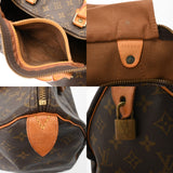 LOUIS VUITTON ルイヴィトン モノグラム スピーディ 35 ブラウン M41524 レディース モノグラムキャンバス ハンドバッグ Bランク 中古 銀蔵