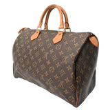 LOUIS VUITTON ルイヴィトン モノグラム スピーディ 35 ブラウン M41524 レディース モノグラムキャンバス ハンドバッグ Bランク 中古 銀蔵