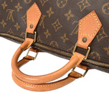 LOUIS VUITTON ルイヴィトン モノグラム スピーディ 35 ブラウン M41524 レディース モノグラムキャンバス ハンドバッグ Bランク 中古 銀蔵