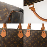 LOUIS VUITTON ルイヴィトン モノグラム スピーディ 35 ブラウン M41524 レディース モノグラムキャンバス ハンドバッグ Bランク 中古 銀蔵