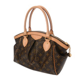 LOUIS VUITTON ルイヴィトン モノグラム ティボリ PM ブラウン M40143 レディース モノグラムキャンバス ハンドバッグ ABランク 中古 銀蔵