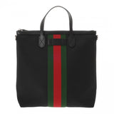 GUCCI グッチ シェリーライン トートバッグ アウトレット品 ブラック 619751 ユニセックス キャンバス トートバッグ Aランク 中古 銀蔵
