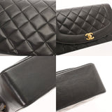 CHANEL シャネル マトラッセ ダイアナ 25cm チェーンショルダー ブラック A01165 レディース ラムスキン ショルダーバッグ Bランク 中古 銀蔵