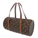LOUIS VUITTON ルイヴィトン モノグラム パピヨン GM 旧型 ブラウン M51365 レディース モノグラムキャンバス ハンドバッグ ABランク 中古 銀蔵