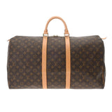 LOUIS VUITTON ルイヴィトン モノグラム キーポル 55 ブラウン M41424 ユニセックス モノグラムキャンバス ボストンバッグ ABランク 中古 銀蔵