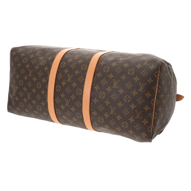 LOUIS VUITTON ルイヴィトン モノグラム キーポル 55 ブラウン M41424 ユニセックス モノグラムキャンバス ボストンバッグ ABランク 中古 銀蔵