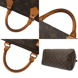 LOUIS VUITTON ルイヴィトン モノグラム スピーディ 35 ブラウン M41524 レディース モノグラムキャンバス ハンドバッグ Bランク 中古 銀蔵