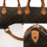 LOUIS VUITTON ルイヴィトン モノグラム スピーディ 35 ブラウン M41524 レディース モノグラムキャンバス ハンドバッグ Bランク 中古 銀蔵