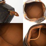 LOUIS VUITTON ルイヴィトン モノグラム スピーディ 35 ブラウン M41524 レディース モノグラムキャンバス ハンドバッグ Bランク 中古 銀蔵