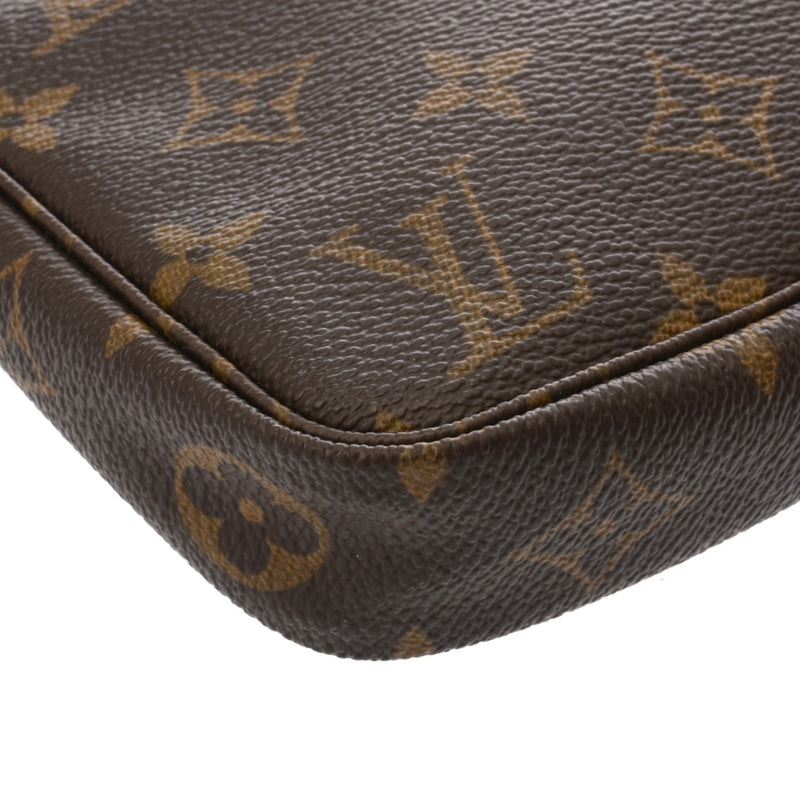 LOUIS VUITTON ルイヴィトン モノグラム ポシェット アクセソワール ブラウン M51980 レディース モノグラムキャンバス アクセサリーポーチ Bランク 中古 銀蔵