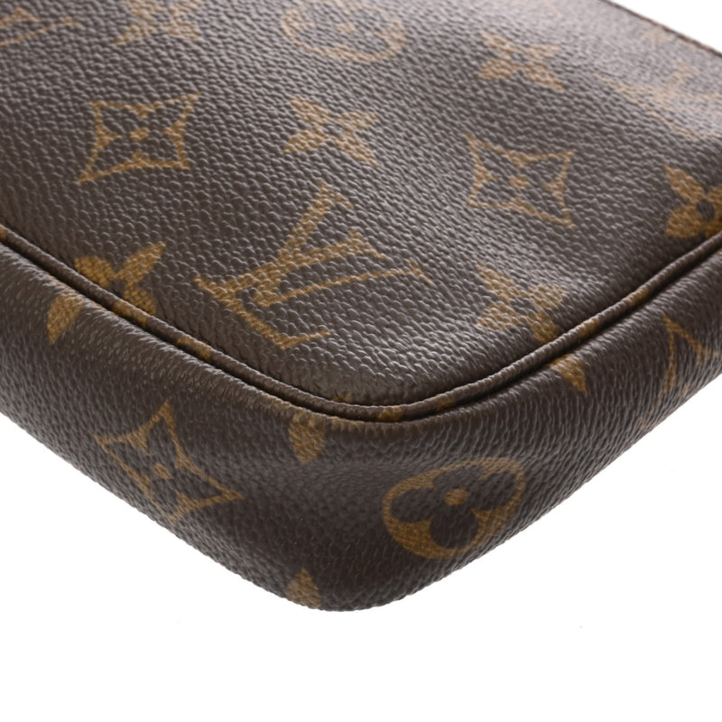 LOUIS VUITTON ルイヴィトン モノグラム ポシェット アクセソワール ブラウン M51980 レディース モノグラムキャンバス アクセサリーポーチ Bランク 中古 銀蔵