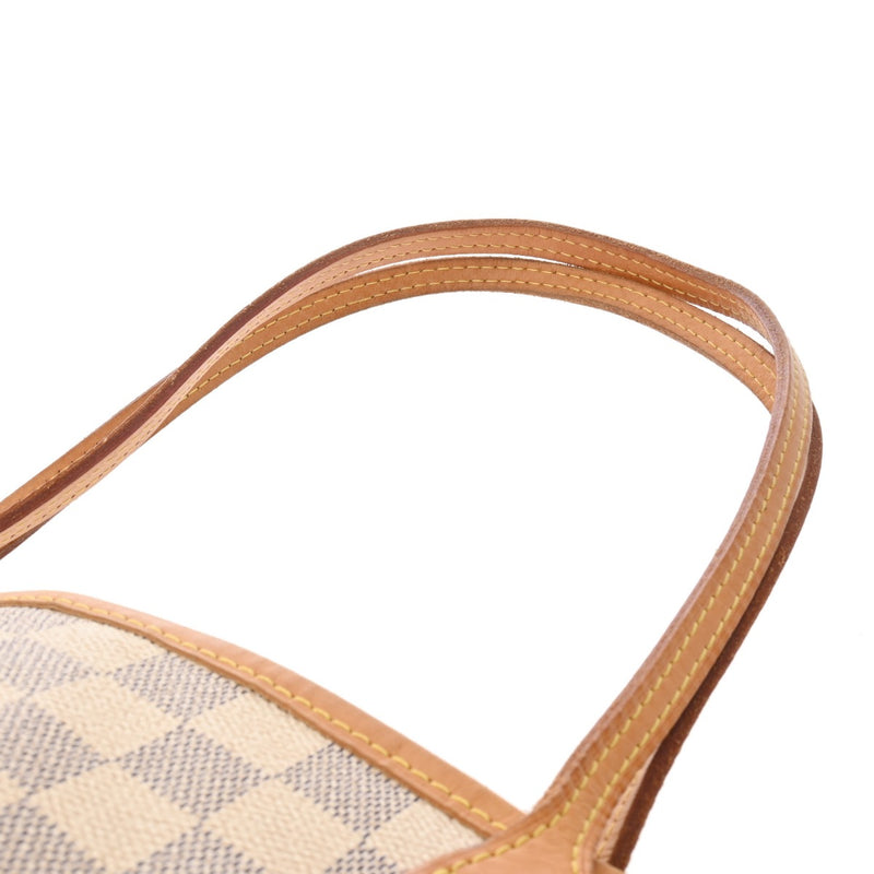 LOUIS VUITTON ルイヴィトン ダミエアズール ネヴァーフル MM 旧型 USA製 ホワイト N51107 レディース ダミエキャンバス ハンドバッグ Bランク 中古 銀蔵