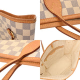 LOUIS VUITTON ルイヴィトン ダミエアズール ネヴァーフル MM 旧型 USA製 ホワイト N51107 レディース ダミエキャンバス ハンドバッグ Bランク 中古 銀蔵