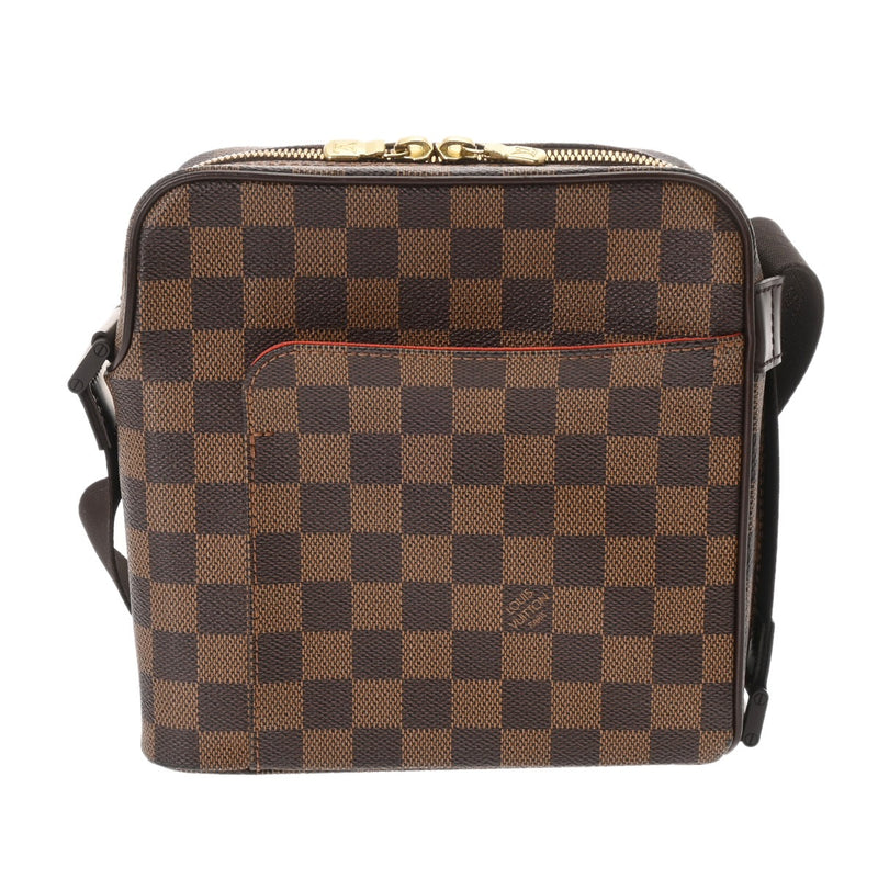 LOUIS VUITTON ルイヴィトン ダミエ オラフ PM ブラウン N41442 ユニセックス ダミエキャンバス ショルダーバッグ ABランク 中古 銀蔵