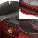 CHANEL シャネル マトラッセ ダイアナ 25cm チェーンショルダー ブラック A01165 レディース ラムスキン ショルダーバッグ Bランク 中古 銀蔵