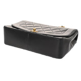 CHANEL シャネル マトラッセ ダイアナ 25cm チェーンショルダー ブラック A01165 レディース ラムスキン ショルダーバッグ Bランク 中古 銀蔵