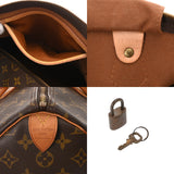 LOUIS VUITTON ルイヴィトン モノグラム スピーディ 35 ブラウン M41524 レディース モノグラムキャンバス ハンドバッグ Bランク 中古 銀蔵