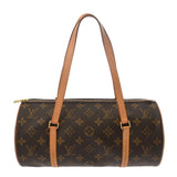 LOUIS VUITTON ルイヴィトン モノグラム パピヨン L ブラウン M51385 レディース モノグラムキャンバス ハンドバッグ Bランク 中古 銀蔵
