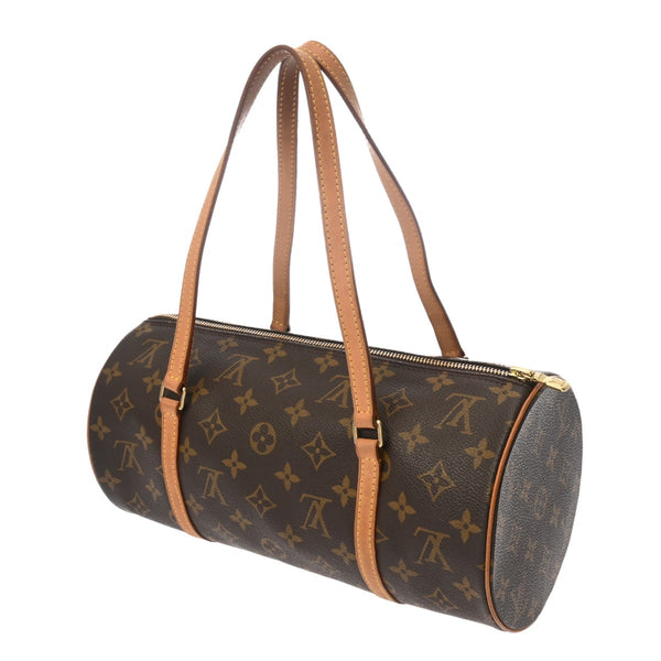LOUIS VUITTON ルイヴィトン モノグラム パピヨン L ブラウン M51385 レディース モノグラムキャンバス ハンドバッグ Bランク 中古 銀蔵