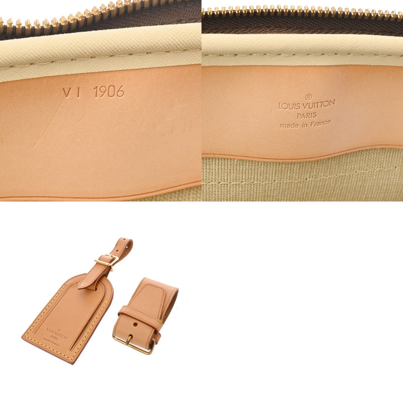 LOUIS VUITTON ルイヴィトン モノグラム アリゼ ドゥポッシュ ブラウン M41392 レディース モノグラムキャンバス ボストンバッグ Bランク 中古 銀蔵