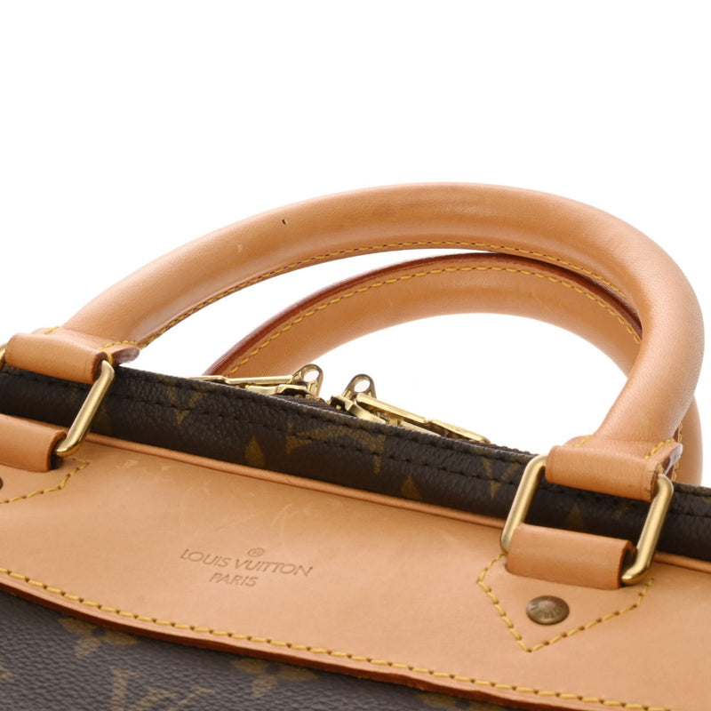 LOUIS VUITTON ルイヴィトン モノグラム アリゼ ドゥポッシュ ブラウン M41392 レディース モノグラムキャンバス ボストンバッグ Bランク 中古 銀蔵