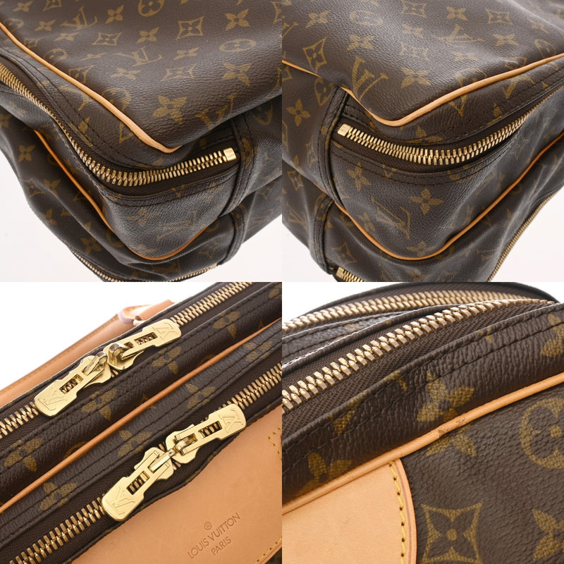 LOUIS VUITTON ルイヴィトン モノグラム アリゼ ドゥポッシュ ブラウン M41392 レディース モノグラムキャンバス ボストンバッグ Bランク 中古 銀蔵