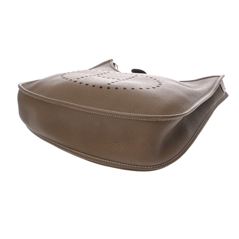 HERMES エルメス エヴリン3 GM エトゥープ T刻印(2015年頃) ユニセックス トリヨンクレマンス ショルダーバッグ ABランク 中古 銀蔵