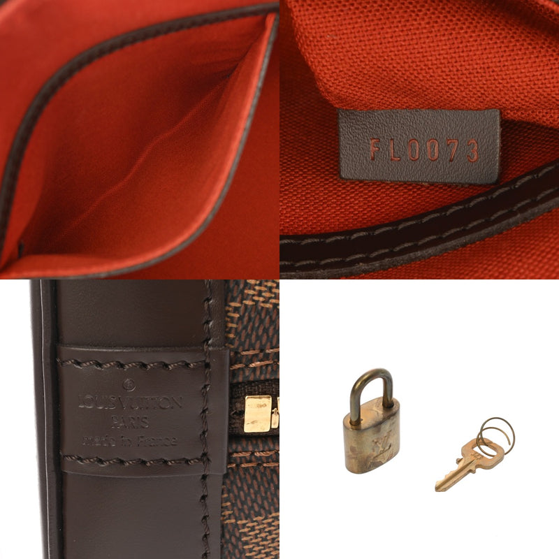 LOUIS VUITTON ルイヴィトン ダミエ アルマ ブラウン N51131 レディース ダミエキャンバス ハンドバッグ ABランク 中古 銀蔵