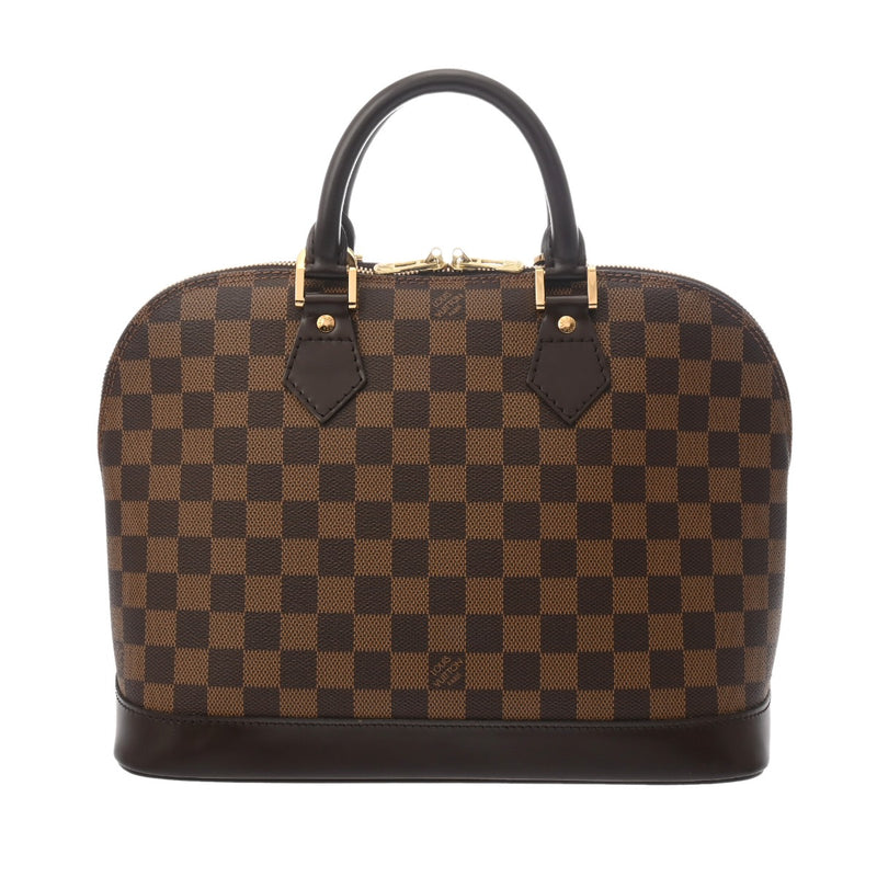 LOUIS VUITTON ルイヴィトン ダミエ アルマ ブラウン N51131 レディース ダミエキャンバス ハンドバッグ ABランク 中古 銀蔵