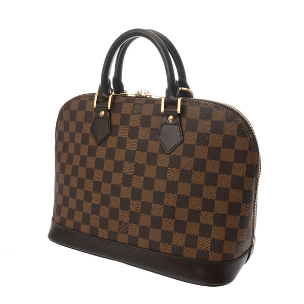 LOUIS VUITTON ルイヴィトン ダミエ アルマ ブラウン N51131 レディース ダミエキャンバス ハンドバッグ ABランク 中古 銀蔵