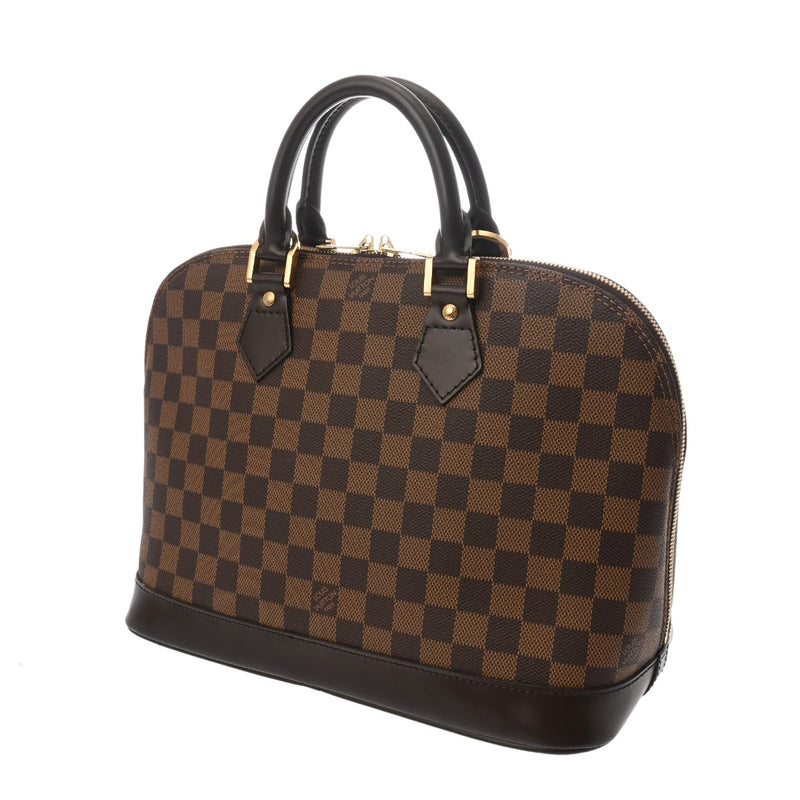 LOUIS VUITTON ルイヴィトン ダミエ アルマ ブラウン N51131 レディース ダミエキャンバス ハンドバッグ ABランク 中古 銀蔵