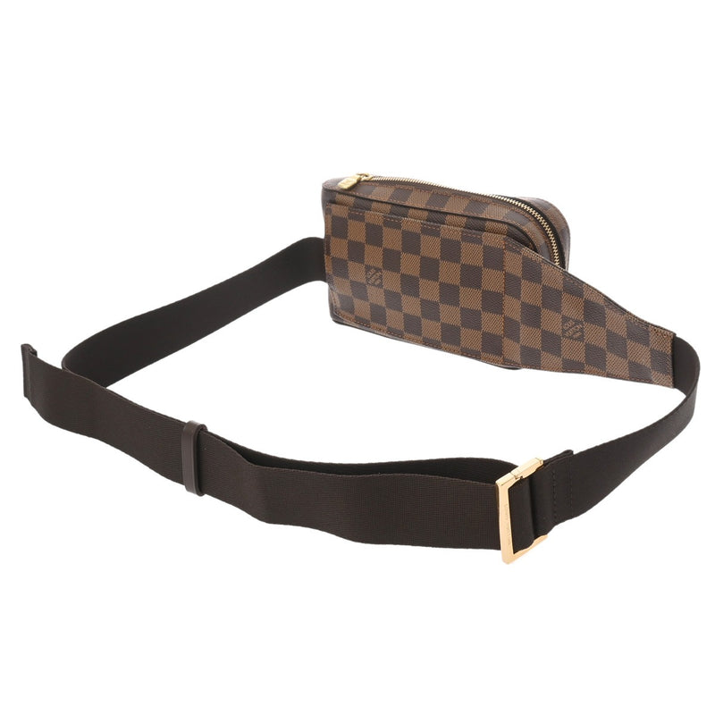 LOUIS VUITTON ルイヴィトン ダミエ ジェロニモス 後期型 ブラウン N51994 ユニセックス ダミエキャンバス ショルダーバッグ Aランク 中古 銀蔵