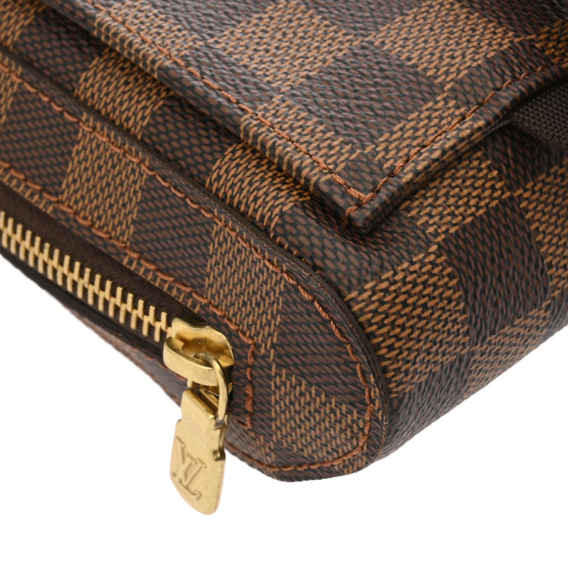LOUIS VUITTON ルイヴィトン ダミエ ジェロニモス 後期型 ブラウン N51994 ユニセックス ダミエキャンバス ショルダーバッグ Aランク 中古 銀蔵