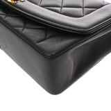 CHANEL シャネル マトラッセ ダイアナ 25cm チェーンショルダー ブラック A01165 レディース ラムスキン ショルダーバッグ Bランク 中古 銀蔵