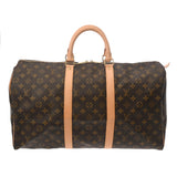 LOUIS VUITTON ルイヴィトン モノグラム キーポル 50 ブラウン M41426 ユニセックス モノグラムキャンバス ボストンバッグ Aランク 中古 銀蔵