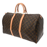 LOUIS VUITTON ルイヴィトン モノグラム キーポル 50 ブラウン M41426 ユニセックス モノグラムキャンバス ボストンバッグ Aランク 中古 銀蔵