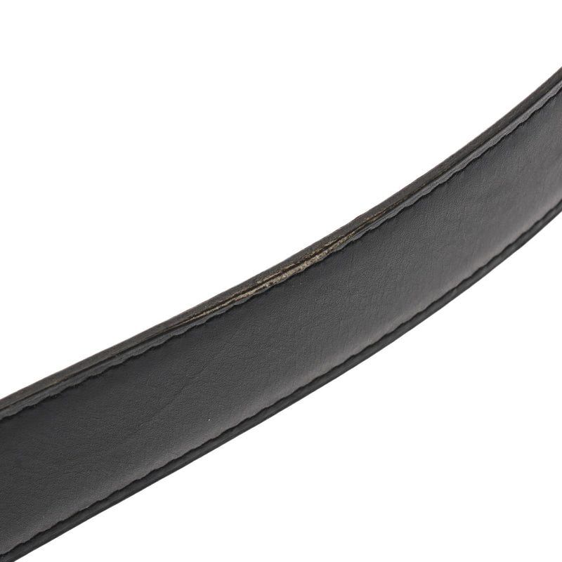 HERMES エルメス Hベルト ゴールドバックル サイズ85 リバーシブル ブラック/オレンジ □R刻印(2014年頃) メンズ ボックスカーフ/トゴ ベルト Bランク 中古 銀蔵