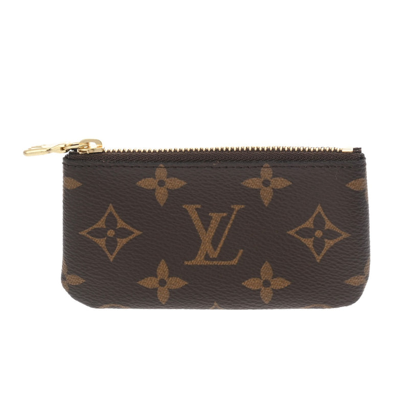LOUIS VUITTON ルイヴィトン モノグラム ポシェットクレ ブラウン M62650 ユニセックス モノグラムキャンバス コインケース 新同 中古 銀蔵