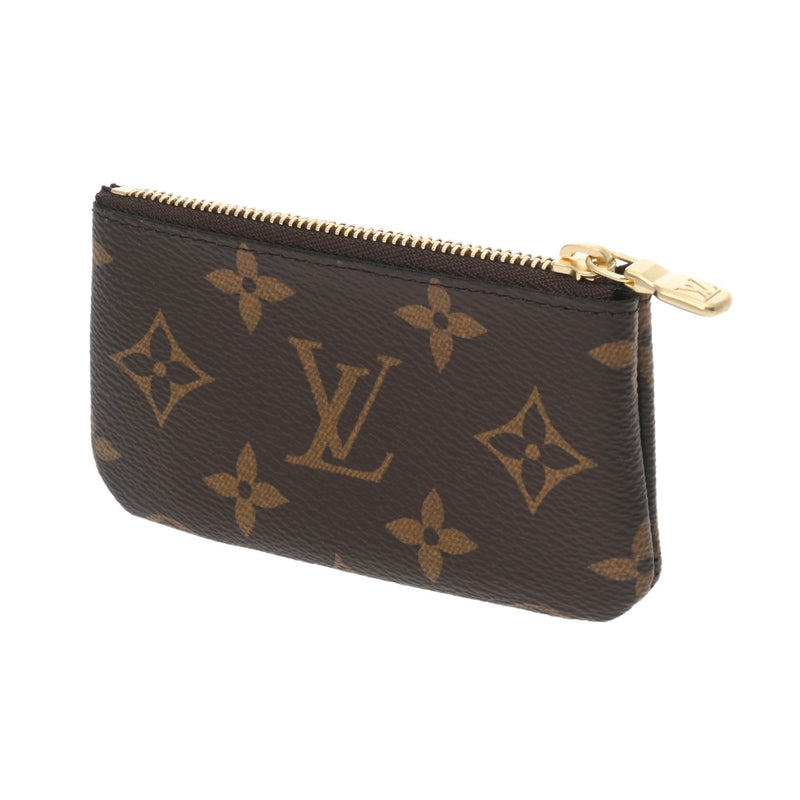 LOUIS VUITTON ルイヴィトン モノグラム ポシェットクレ ブラウン M62650 ユニセックス モノグラムキャンバス コインケース 新同 中古 銀蔵