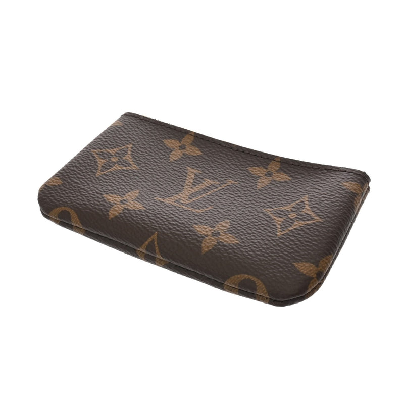 LOUIS VUITTON ルイヴィトン モノグラム ポシェットクレ ブラウン M62650 ユニセックス モノグラムキャンバス コインケース 新同 中古 銀蔵