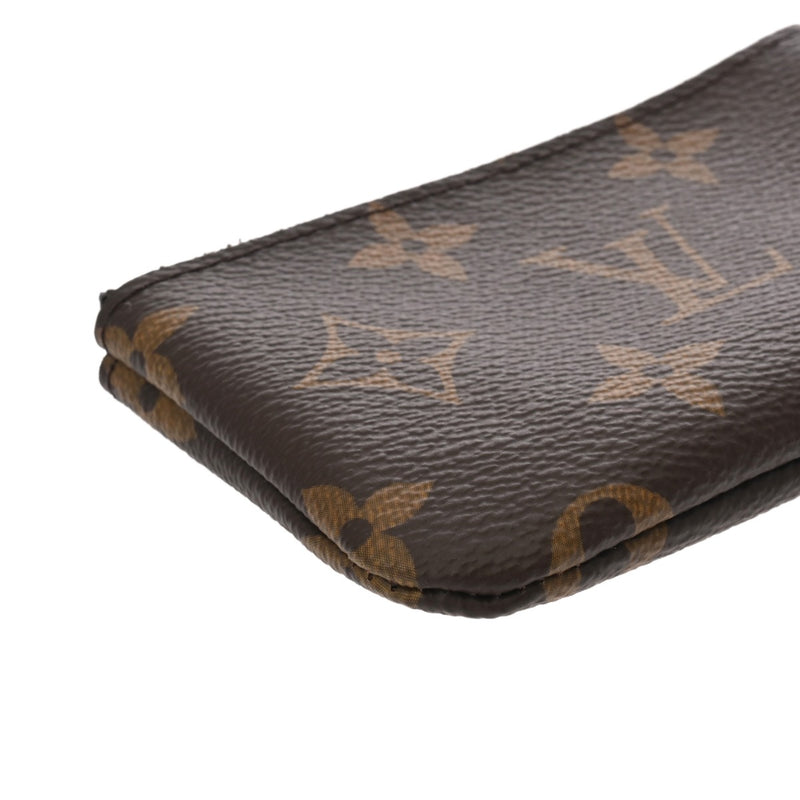 LOUIS VUITTON ルイヴィトン モノグラム ポシェットクレ ブラウン M62650 ユニセックス モノグラムキャンバス コインケース 新同 中古 銀蔵