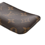 LOUIS VUITTON ルイヴィトン モノグラム ポシェットクレ ブラウン M62650 ユニセックス モノグラムキャンバス コインケース 新同 中古 銀蔵
