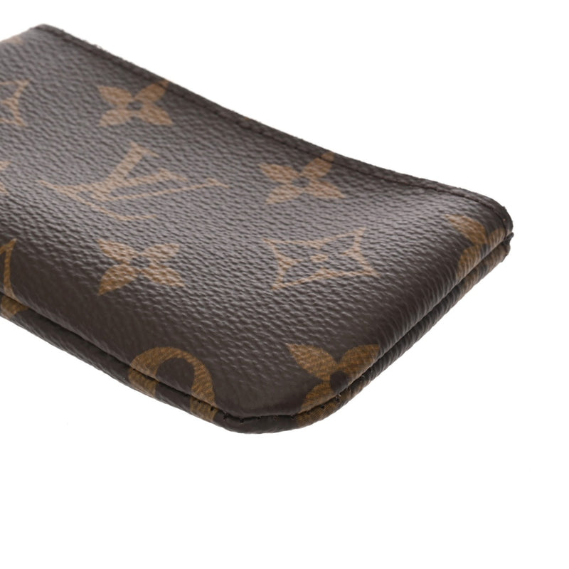 LOUIS VUITTON ルイヴィトン モノグラム ポシェットクレ ブラウン M62650 ユニセックス モノグラムキャンバス コインケース 新同 中古 銀蔵