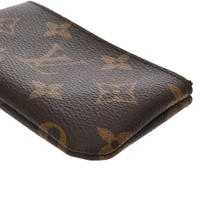 LOUIS VUITTON ルイヴィトン モノグラム ポシェットクレ ブラウン M62650 ユニセックス モノグラムキャンバス コインケース 新同 中古 銀蔵