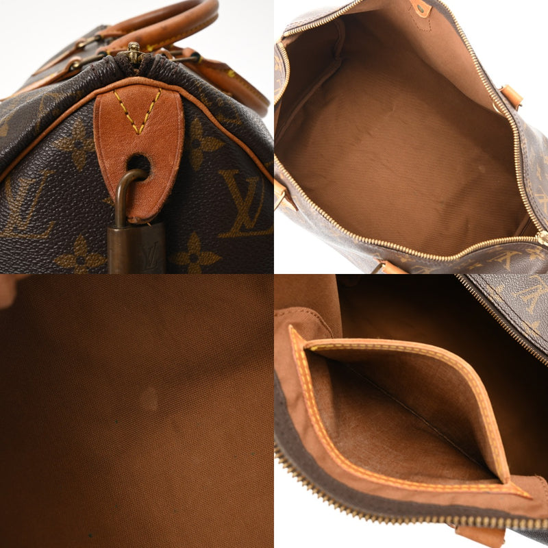 LOUIS VUITTON ルイヴィトン モノグラム スピーディ 40 ブラウン 