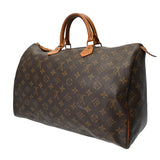 LOUIS VUITTON ルイヴィトン モノグラム スピーディ 40 ブラウン M41522 レディース モノグラムキャンバス ハンドバッグ Bランク 中古 銀蔵