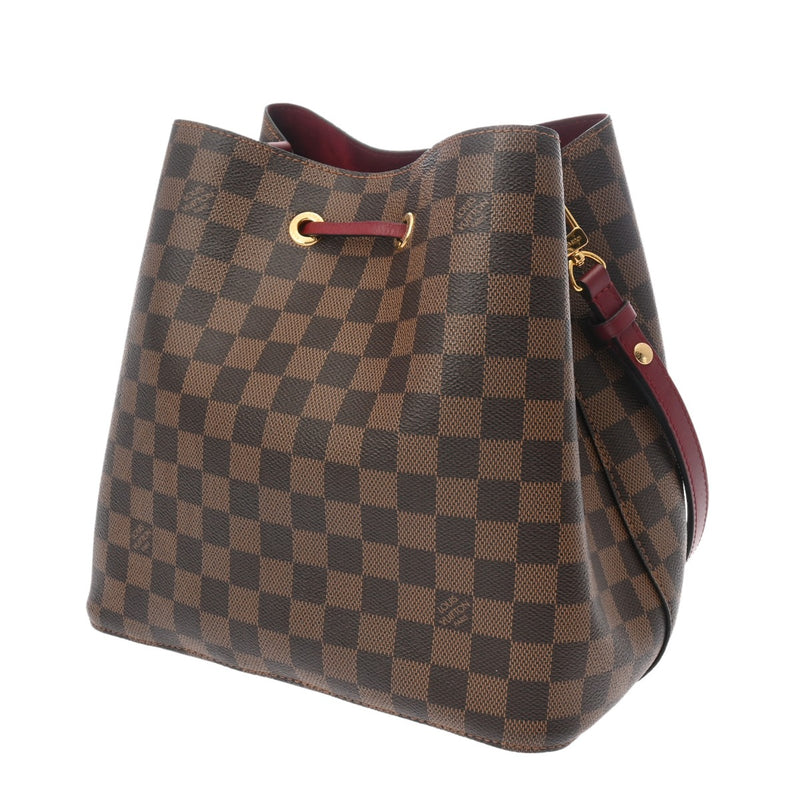 LOUIS VUITTON ルイヴィトン ダミエ ネオノエ チェリーベリー N40214 レディース ダミエキャンバス ショルダーバッグ Aランク 中古 銀蔵